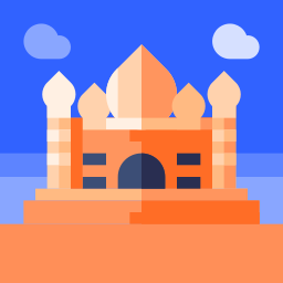 taj mahal icon