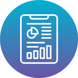 relatório de negócios Ícone