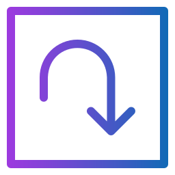 faire demi-tour Icône