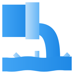 Water pollution icon