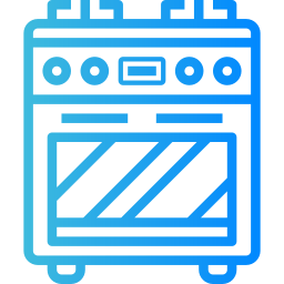 cuisinière à gaz Icône