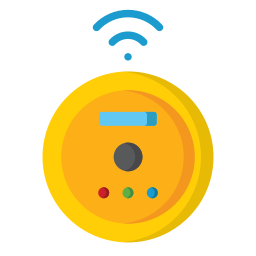 Robot vacuum cleaner icon