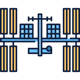 station spatiale Icône