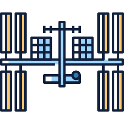 station spatiale Icône