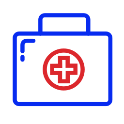 Medical kit icon