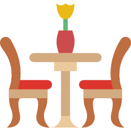 Dinner table icon