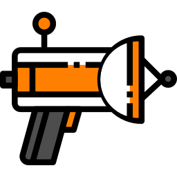 Laser gun icon