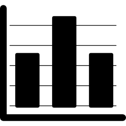 grafico delle barre di affari icona