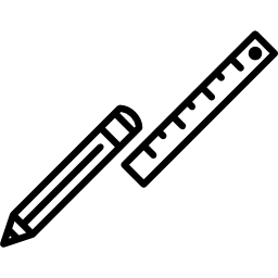 Pencil and Ruler icon