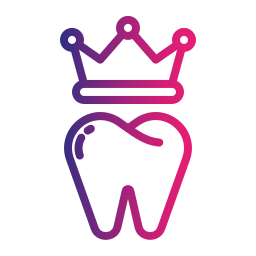 Dental crown icon