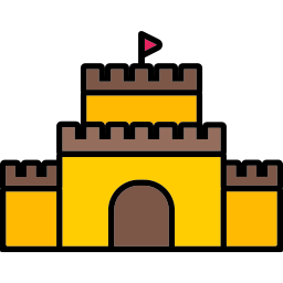 Sand castle icon