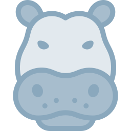 Hippopotamus icon