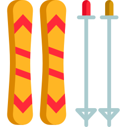 Лыжи иконка