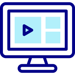 Video streaming icon