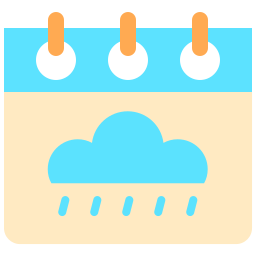 jour de pluie Icône