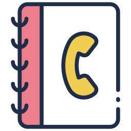 Phone book icon