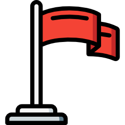 Flag pole icon