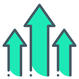 croissance Icône