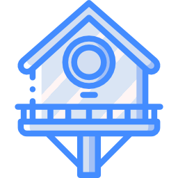 Bird house icon