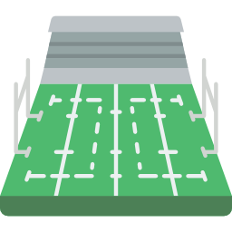 Rugby pitch icon