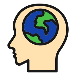 Earth globe icon