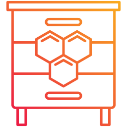 ruche d'abeilles Icône