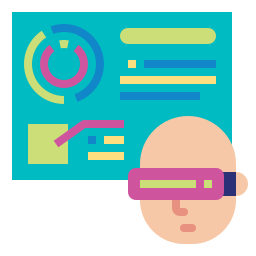 Vr glass icon