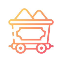 Mining cart icon