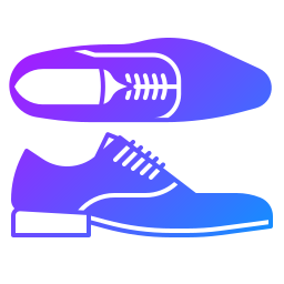 Leather shoe icon