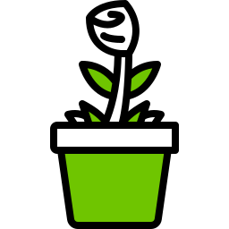 Flower pot icon