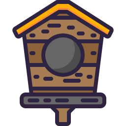 Bird house icon