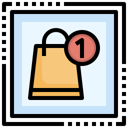 Shopping bag icon