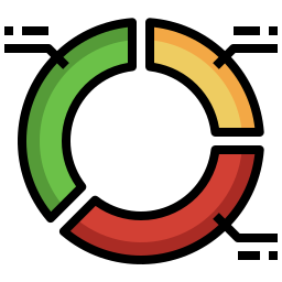 cirkeldiagram icoon