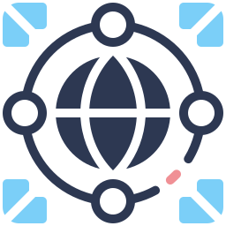 wereldwijde verbinding icoon
