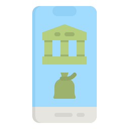 Mobile banking icon