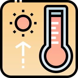 chaud Icône