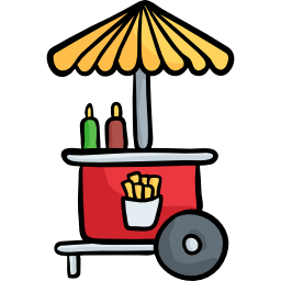 Food stall icon