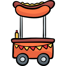 Food stall icon