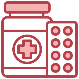 Pills bottle icon