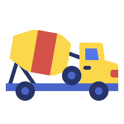 Mixer truck icon