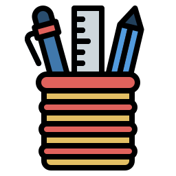 Pencil case icon