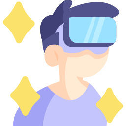 Virtual glasses icon