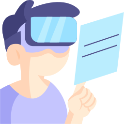 Virtual reality icon