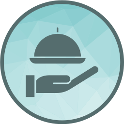 Food tray icon