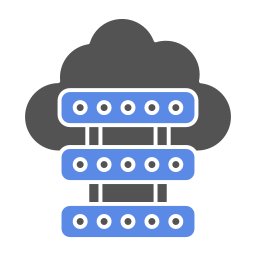 Cloud server icon