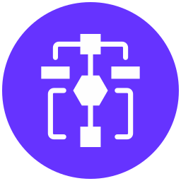 diagramma di flusso icona