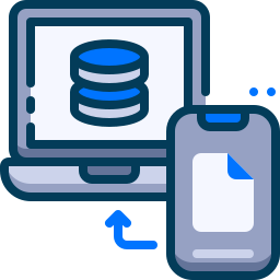 data overdracht icoon