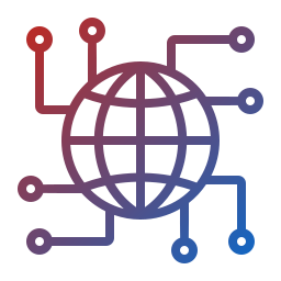 Global connection icon