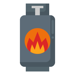 Gas cylinder icon