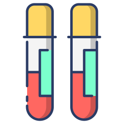tube à essai Icône